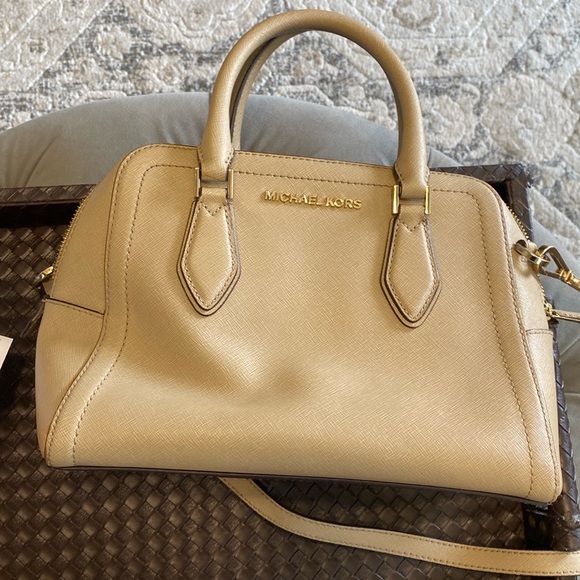 Michael Kors Tan Leather Satchel - Picture 2 of 7